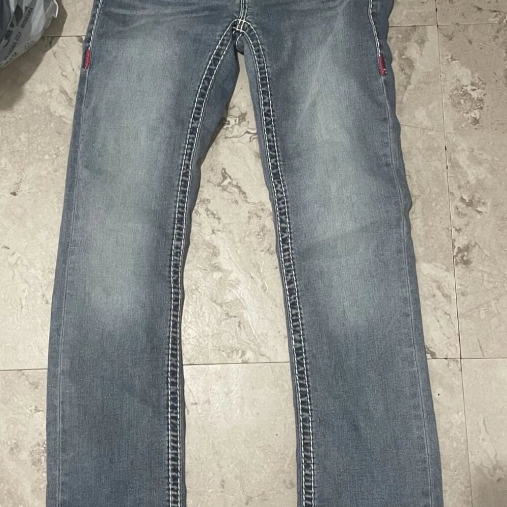 True religion Size 26 Mid rise straight
